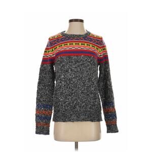 J. Crew Marled Fair Isle Sweater, Size Small